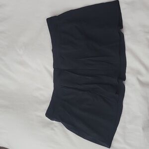 Land's End 20W black swim skort